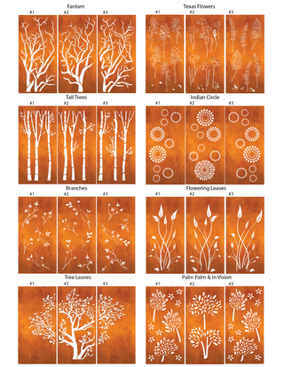 Outdoor Privacy Screens - RusticaOrnamentals.com