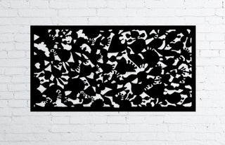 large outdoor metal wall art