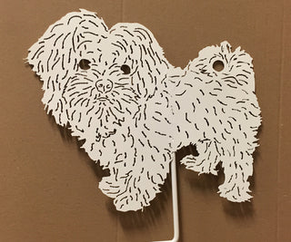 Maltipoo Statue or Dog Wall Art