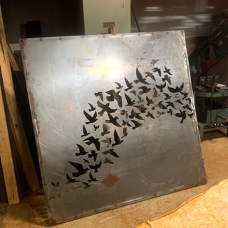 Mamparas de privacidad para exteriores o arte mural de metal de gran tamaño