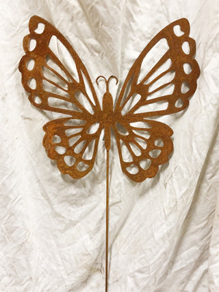 Estaca para jardín o colgante de pared para mariposas