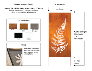 Outdoor Privacy screens