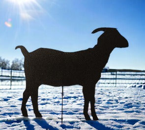Metal Goat Yard Art