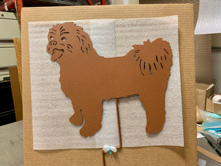 Shih Tzu Garden Stake or Wall Hanging (Style 1)