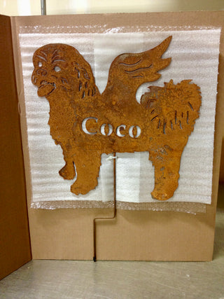 Shih Tzu Garden Stake or Wall Hanging (Style 1)