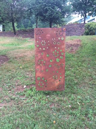 Mampara de metal para privacidad o arte de pared de metal de gran tamaño