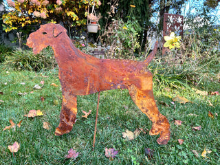 Airedale Terrier Garden Stake or Dog Wall Art