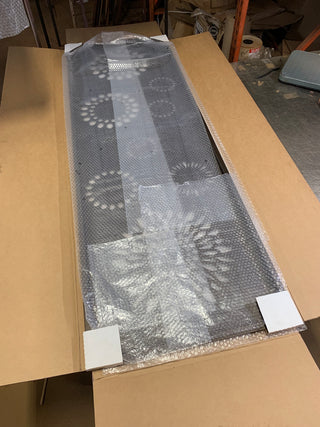 Mamparas de privacidad para exteriores o arte de pared de metal para exteriores
