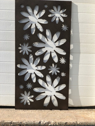 Paneles metálicos decorativos o adornos de pared de metal