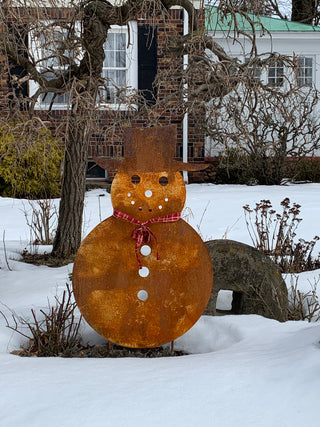 Snowman Garden Stake