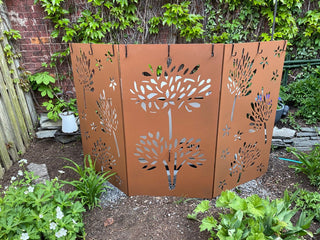 metal outdoor privacy screen