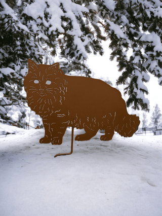 Cat Yard Art