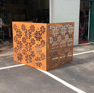 outdoor metal privacy screens