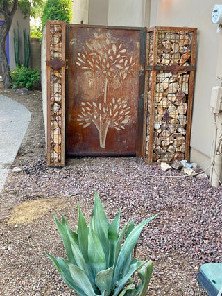 metal privacy screen panels