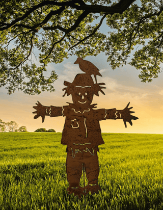 metal scarecrow