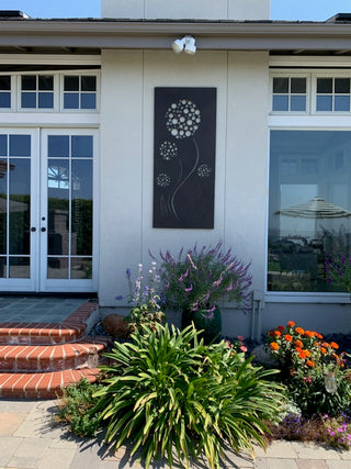 large outdoor metal wall art