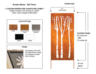Outdoor Privacy Screen