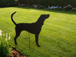 Plott Hound - Estaca para jardín o para colgar en la pared