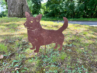 Corgi galés para jardín o para colgar en la pared, cárdigan (estilo 2)