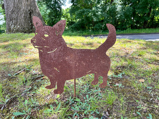 Corgi galés para jardín o para colgar en la pared, cárdigan (estilo 2)