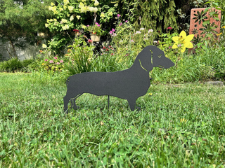 Statue de teckel ou décoration murale pour chien
