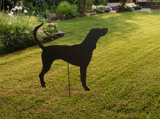 Plott Hound - Estaca para jardín o para colgar en la pared