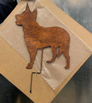 Australian Cattle Dog Garden Stake or Dog Wall Art / Pet Memorial
