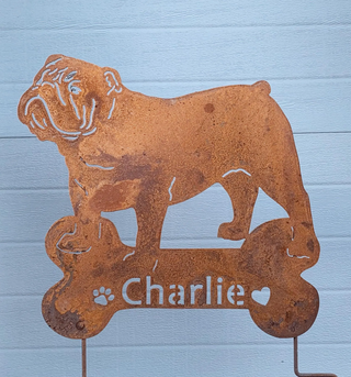metal yard art