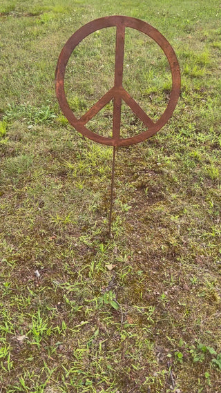 Outdoor Peace Sign