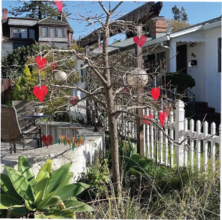 Adornos colgantes para árbol de Navidad con forma de corazón (juego de 12), adornos para el día de San Valentín o Navidad