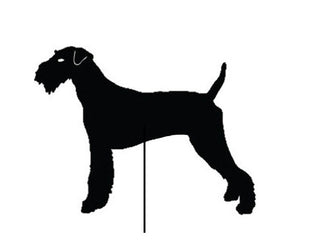 Airedale Terrier Garden Stake