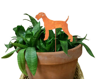 Airedale Terrier Plant Stake