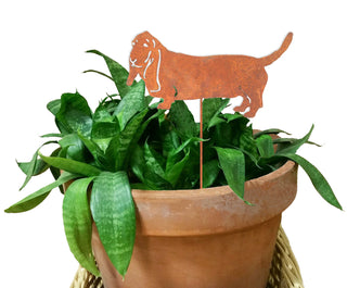 Basset Hound Plant Stake