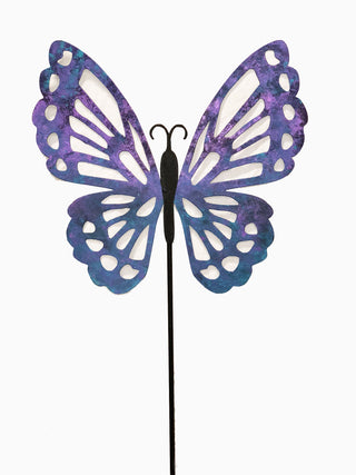 Estaca para jardín o colgante de pared para mariposas