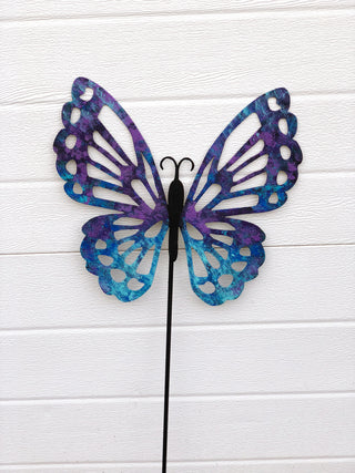 Estaca para jardín o colgante de pared para mariposas
