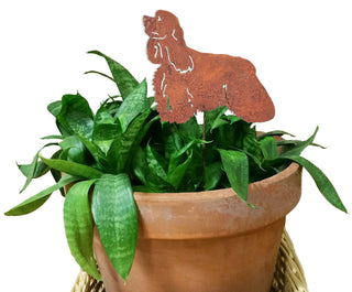 Cocker Spaniel plant stake