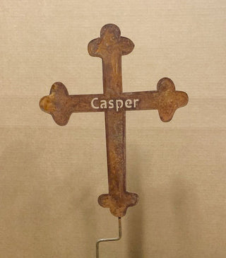 Memorial crosses for graves