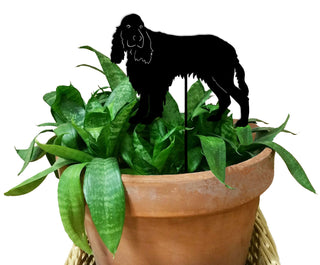 English Springer Spaniel Plant Stake