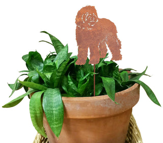 Labradoodle plant stake