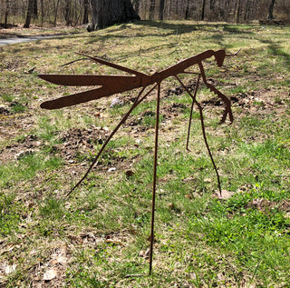 Praying Mantis Garden Stake