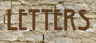 Rustic Mission Style House Numbers or Letters (Set of 5)