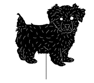 Morkie Garden Stake or Wall Hanging