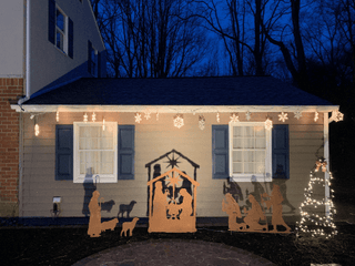 outdoor nativity sets