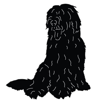 sheepdog wall hanging