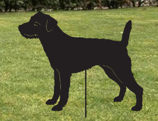 Parson Jack Russell Terrier Garden Stake or Wall Hanging (Style 2)