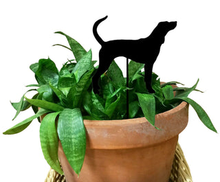 Red Tick Dog Plant Stake