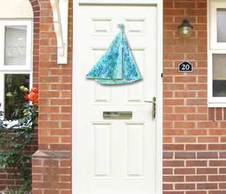 Sailboat Garden Stake or Wall Hanging