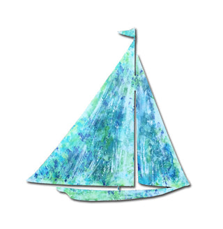 Sailboat Garden Stake or Wall Hanging