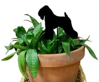 Soft Coated Wheaten Terrier Plant Stake