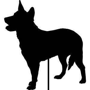 Australian Cattle Dog Garden Stake